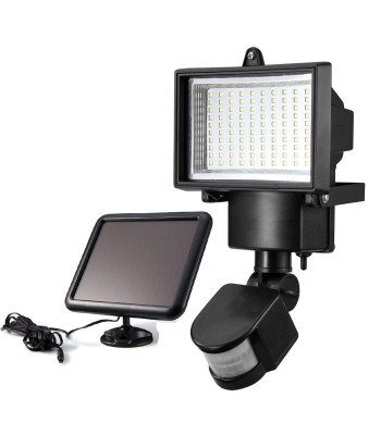 100 LED Saules Lampiņa ar Kustības Sensoru un Saules Bateriju