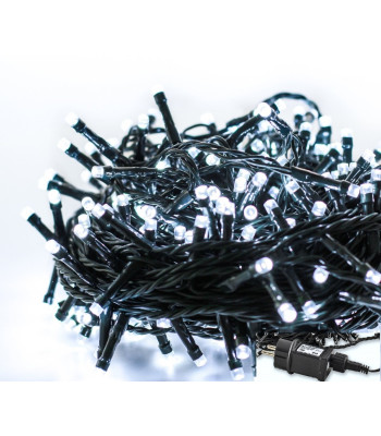 300LED Āra un iekštelpu virtene ar 12W drošāku adapteri