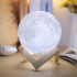 3D Mēness formas LED lampa L