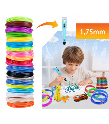 3D pildspalvas diegi