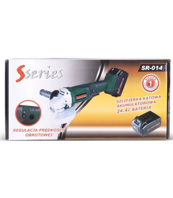 Akumulatoru leņķa slīpmašīna Boxer 24.4V 5.0AH SR-014