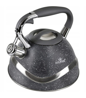 Tējkanna ar svilpi ZL-5701 pelēka