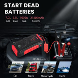Auto startētājs ar power bank funkciju JUMP STARTER 28000 mAh