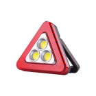 Izgaismota trauksmes zīme - brīdinājuma lampiņa tiek uzlādēta no saules vai USB savienojuma