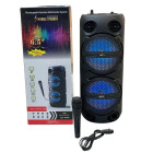 Bezvadu - karaoke portatīvais skaļrunis ar mikrofonu 1200W RX-6208