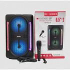 Bezvadu - karaoke portatīvais skaļrunis ar mikrofonu 1200W RX-6219