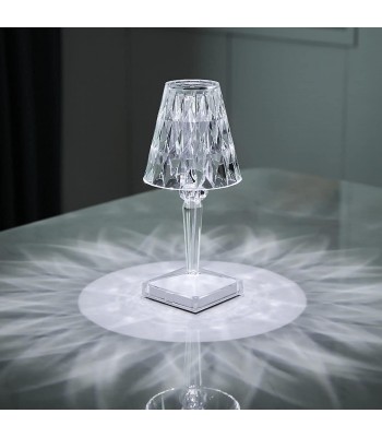 Dimanta kristāla LED dekoratīvā lampa ar pieskāriena un tālvadības pulti 26cm