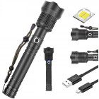Uzlādējams taktiskais LED CREE lukturis XHP50 XL