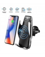 Automātiskais telefona turētājs ar bezvadu uzlādes tehnoloģiju