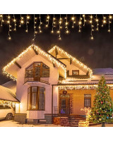 Ziemassvētku āra virtene - lāstekas 300 LED ar FLASH - 11.5m stLED
