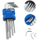 L formas sešstūra atslēgu komplekts 9 gab. FORCE TOOLS RK-4006 1.5mm - 10mm