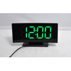 Led spogulis-digitālais modinātājs MELNS DS-3621L