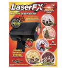 Lāzera ballīšu projektors LASER FX ar skaļruni (ar Ziemassvētku akcentiem)