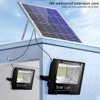 LED 2 x 100w āra gaismas lādējas no saules, vadāmas ar tālvadības pulti