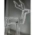 LED 3D kustīgais neona briedis L - 9m