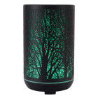 LED aromātiskais difuzors - gaisa mitrinātājs ar metāla dekoratīvo vāku, 300ml
