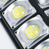 LED lēcu ielas apgaismojums ar saules paneli un vadības pulti W789A-4