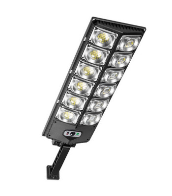 LED lēcu ielas apgaismojums ar saules paneli un tālvadību W789A-6