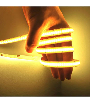 RGB LED elastīgā lente ar vienotu COB LED 5m BALTA