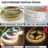 RGB LED elastīgā lente ar vienotu COB LED 5m BALTA