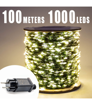 LED elastīgā - vadu virtene 1000 LED 100M