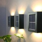 LED saules sienas spuldze, uzlādējama saules baterija 3863