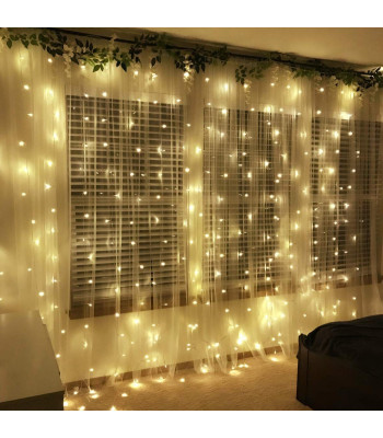LED virtene - aizkars 360LED 3x3m