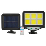 Āra apgaismojums ar saules bateriju un kustības sensoru BK-128-6COB