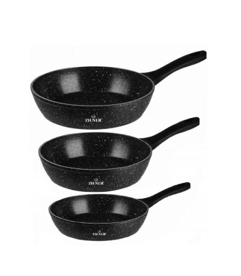 Mazā pannas komplekts 3 gab. ar marmora pārklājumu Zilner ZL-7719