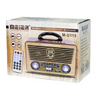 Retro radio atskaņotājs ar Mp3 Meier M-U115