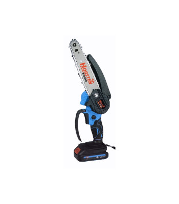 Mini akumulatora motorzāģis ar 8'' ķēdi un 2 baterijām HÖRSTEN tools HR-7710