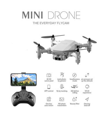 Mini drons ar kameru un tālvadības pulti The everyday flycam