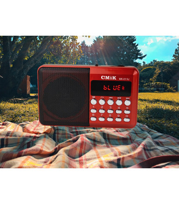 Digitālais portatīvais FM radio uztvērējs