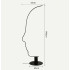 Modernā RGB LED stāvlampa - toršera sejas siluets N1744/22