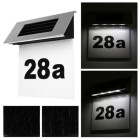 Namu numurs ar LED apgaismojumu SOLAR HOUSE