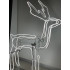 LED 3D kustīgs NEONA briedis XL - 11m