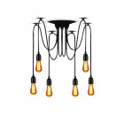 Piekarināmais griestu lampa ar 6 LED spuldzēm E27