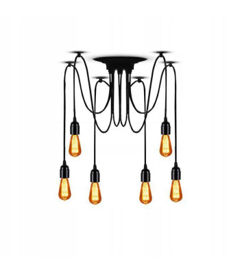 Piekarināmais griestu lampa ar 6 LED spuldzēm E27