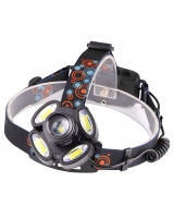 Uzlādējamais Lukturis uz Galvas ROTARY ZOOM