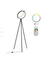 Mūsdienīgs LED RGB ovāls stāvlampa