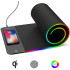 Pelešu paklājiņš ar bezvadu lādētāju un RGB LED