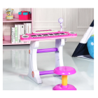 Bērnu klavieres - sintezators ar mikrofonu un krēslu