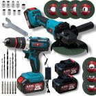 48V STAR ROXER SR-911 akumulators leņķa slīpmašīna un skrūvgriezis