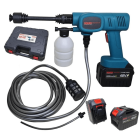 Akumulatora augstspiediena mazgāšanas iekārta ar 2 akumulatoriem 48V 80bar BOXER BX-7012