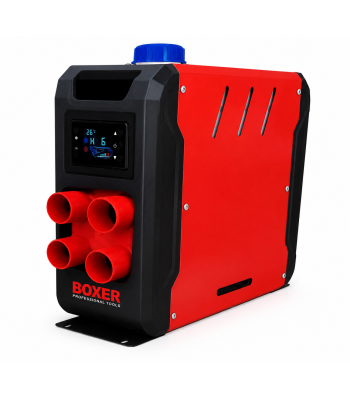 Autonomais dīzeļdegvielas gaisa sildītājs ar 4 gaisa izvadiem un Bluetooth vadību, BOXER BX-3466, 12 kW