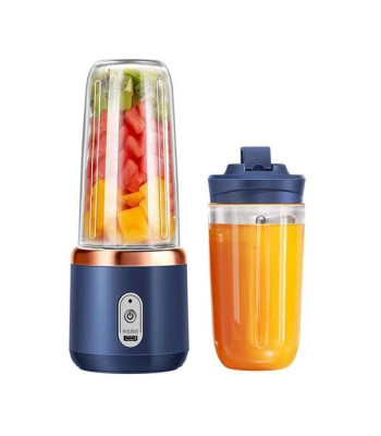 uzlādējams pārnēsājams kokteiļu blenderis ar dzeramo pudeli, 400 ml