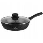 panna ar marmora nepiedegošu pārklājumu un vāku 30 cm zilner zl-7718