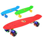 Mazā skrituļdēlis Penny Board ar LED gaismas riteņiem