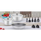 nerūsējošā tērauda katlu komplekts ar virtuves piederumiem, 12 daļas, zwillentoff zt-34331