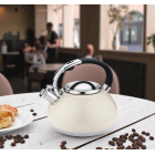 nerūsējošā tērauda tējkanna ar svilpi 3 l zilner zl-5736